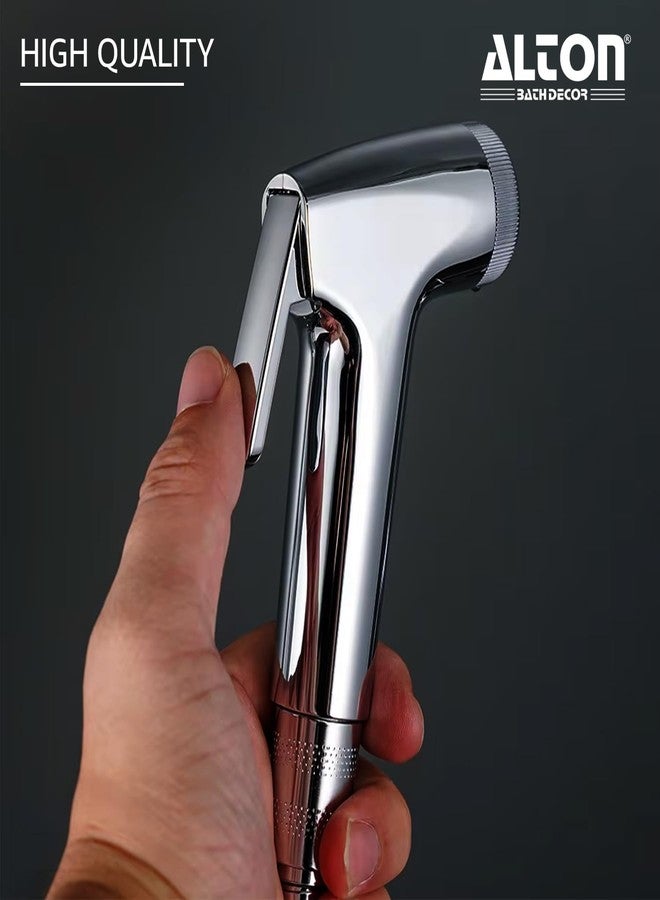 ALTON SHR20120 ABS Health Faucet with 1.25 Meter Hose Pipe and Wall Hook, Chrome Finish - Image 5
